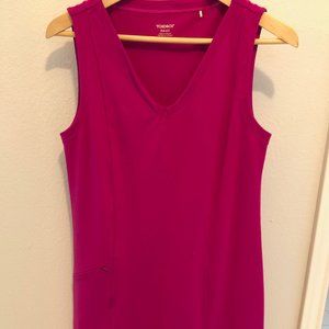 Toad & CO sleeveless zip-pocket dress size small
